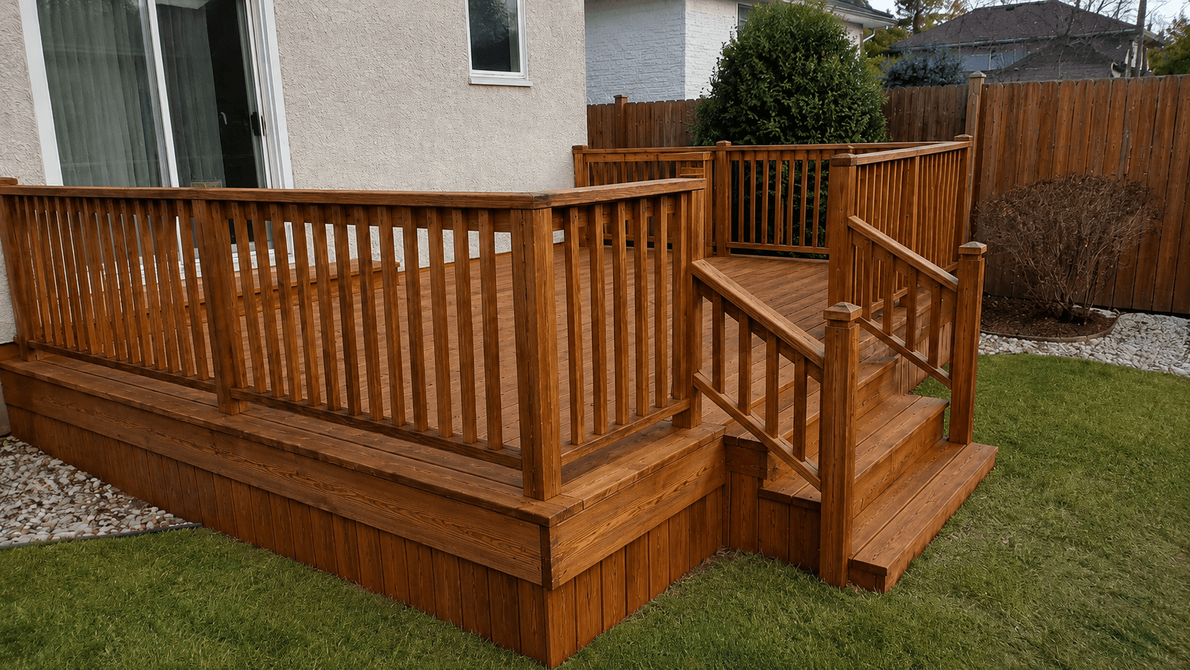 See the Transformation after — Deck & Fence Project 1