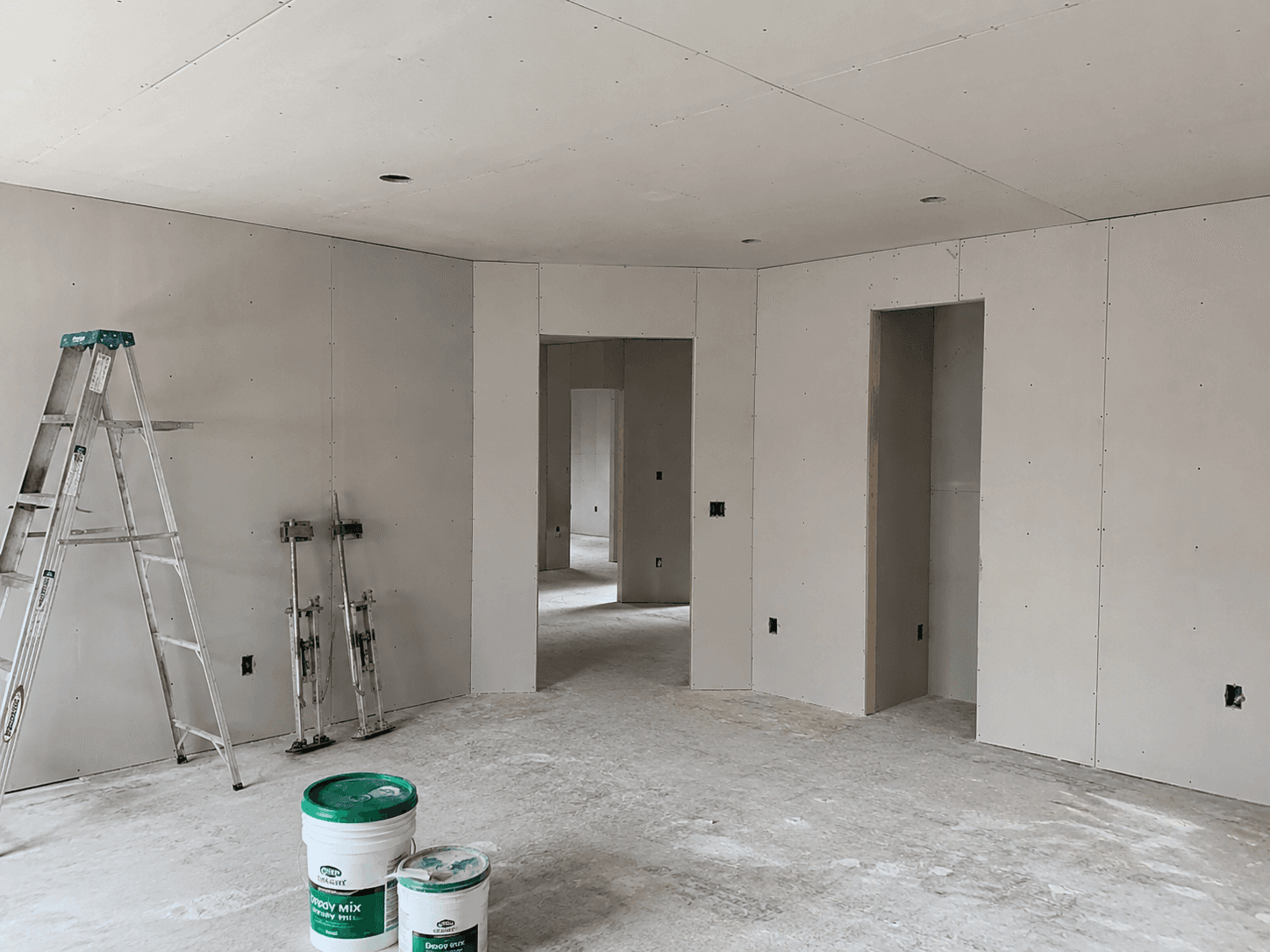 Drywall & Mudding project photo 1 by Best Quality Painting Ltd. in Winnipeg